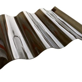 Corrugated Polycarbonate sheet Wave 76/16 bronze 0.7mm
