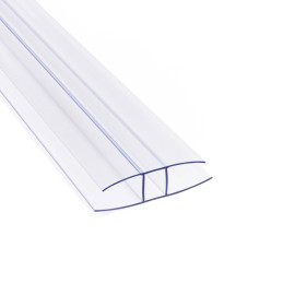 Connective unsplit profile HP clear 16mm, L=6m | SIA Ultraplast EU