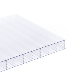 Multiwall Polycarbonate sheet 16mm 7H clear (2.5) full size 2100x6000mm | SIA Ultraplast EU