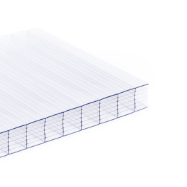 Multiwall Polycarbonate sheet 20mm 7H clear (2.8) size: 2100x6000mm | SIA Ultraplast EU