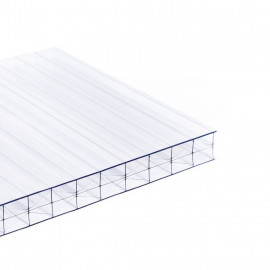 Multiwall Polycarbonate sheet 16mm 5X clear (2.5) size: 980x2500mm | SIA Ultraplast EU