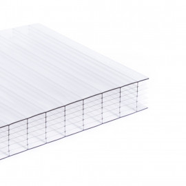 Multiwall Polycarbonate sheet 25mm 7H clear (3.2) size: 2100x6000mm | SIA Ultraplast EU