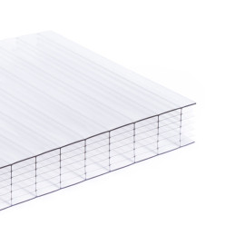 Multiwall Polycarbonate sheet 25mm 7H clear (3.2) size: 1050x2000mm | SIA Ultraplast EU