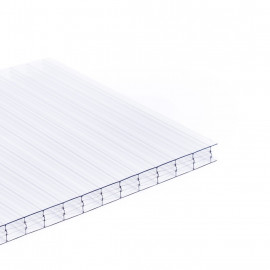 Multiwall Polycarbonate sheet 10mm 6M clear (1.5) size: 1050x2000mm | SIA Ultraplast EU