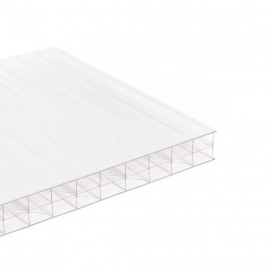 Multiwall Polycarbonate sheet 16mm 5X opal (2.5) size: 980x2500mm | SIA Ultraplast EU