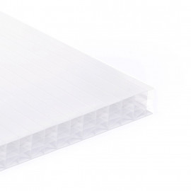 Multiwall Polycarbonate sheet 16mm 6M opal (2.4) medium size 1050x2000mm | SIA Ultraplast EU