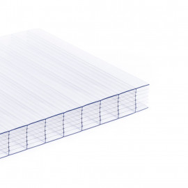 Multiwall Polycarbonate sheet 20mm 7H clear (2.8) size: 1050x2000mm | SIA Ultraplast EU