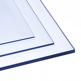 Solid Polycarbonate sheet 0.75mm, clear, size: 1000x1000mm | SIA Ultraplast EU